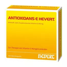ANTIOXIDANS E Hevert mehke kapsule, 100 kosov