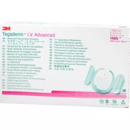 TEGADERM 3M I.V. Advanced Fixation V.8,5x11,5 cm 1685, 50 kos