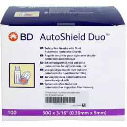 BD AUTOSHIELD Igle Duo Safety Pen 5 mm, 100 kos