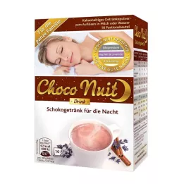 CHOCO NUIT Čokoladni napitek v prahu za lahko noč, 10 kos