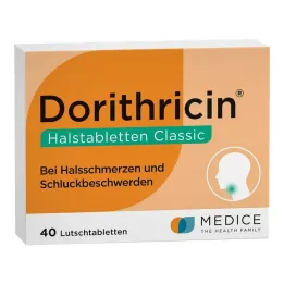 DORITHRICIN Pastile za grlo Classic, 40 kos