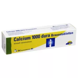 CALCIUM 1000 dura šumeče tablete, 20 kom