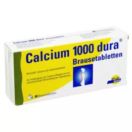 CALCIUM 1000 dura šumeče tablete, 40 kos