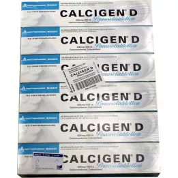 CALCIGEN D 600 mg/400 I.E. šumeče tablete, 120 kom