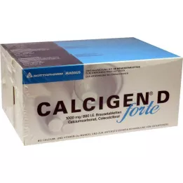 CALCIGEN D forte 1000 mg/880 I.E. šumeče tablete, 120 kom