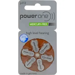 Baterije Hör Powerone 312, 6 kos