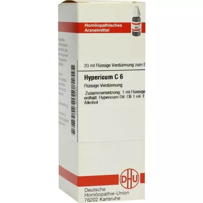 HYPERICUM C 6 Razredčitev, 20 ml HYPERICUM C 6 Razredčitev, 20 ml