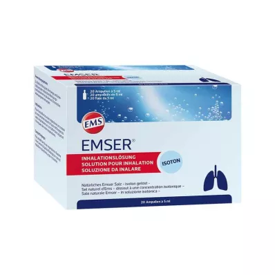 EMSER Inhalacijska raztopina, 20 kos
