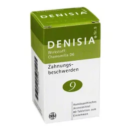 DENISIA 9 tablet za izraščanje zob, 80 kos