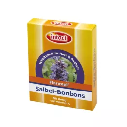 FLORIMEL Žajbljevi bonboni z vitaminom C, 50 g