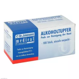 ALKOHOLTUPFER 3x6 cm sterilno, 100 kos