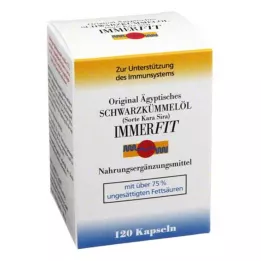 SCHWARZKÜMMELÖL Immerfit kapsule, 120 kos