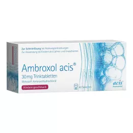 AMBROXOL acis 30 mg peroralne tablete, 40 kom
