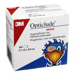 OPTICLUDE 3M maxi 5,7x8 cm 1539/100, 100 kos