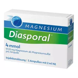 MAGNESIUM DIASPORAL 4 mmol ampule, 5X2 ml