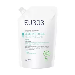 EUBOS SENSITIVE Steklenička z oljem za tuširanje F, 400 ml
