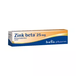 ZINK BETA 25 šumečih tablet, 20 kom