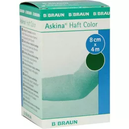 ASKINA Lepilni povoj barve 8 cmx4 m zelena, 1 kos