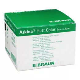 ASKINA Lepilni povoj barva 6 cmx20 m zelena, 1 kos