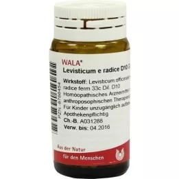 LEVISTICUM E radice D 10 globul, 20 g