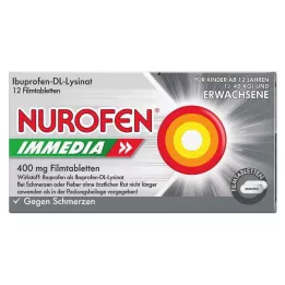 NUROFEN Immedia 400 mg filmsko obložene tablete, 12 kom