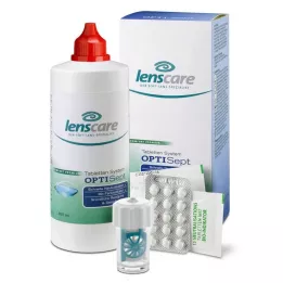 LENSCARE OptiSept Kombip.350 ml+45 tablet+1 posodica, 1 kom