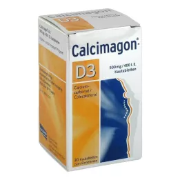 CALCIMAGON D3 žvečljive tablete, 30 kom