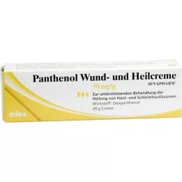 PANTHENOL Krema za rane in celjenje Jenapharm, 20 g