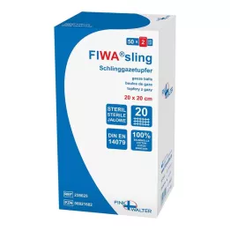 SCHLINGGAZETUPFER Velikost sterilne slive 20x20 cm, 50X2 kom