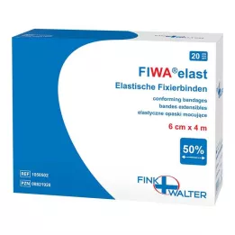 FIXIERBINDE elastika 6 cmx4 m v razsutem stanju, 1X20 kos