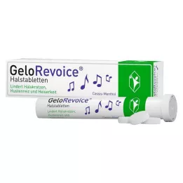 GELOREVOICE Pastile za grlo Cassis-Menthol Lut.-Tab., 20 kos