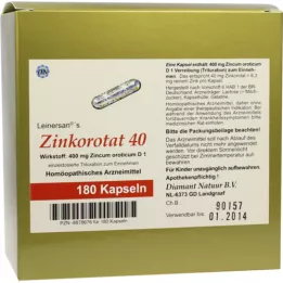 ZINKOROTAT 40 Leinersan kapsul, 180 kosov