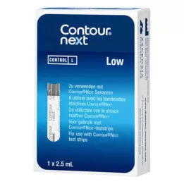 CONTOUR Naslednja kontrolna raztopina nizka, 1 kos