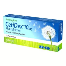 CETIDEX 10 mg filmsko obložene tablete, 20 kom