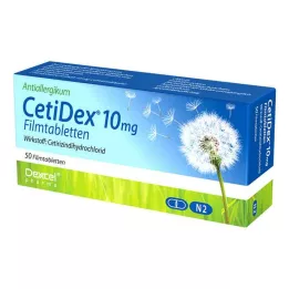 CETIDEX 10 mg filmsko obložene tablete, 50 kom