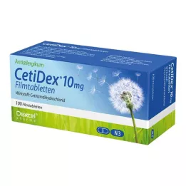 CETIDEX 10 mg filmsko obložene tablete, 100 kom
