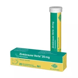 ZINKBRAUSE Verla 25 mg šumeče tablete, 20 kos