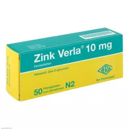 ZINK VERLA 10 mg filmsko obložene tablete, 50 kom