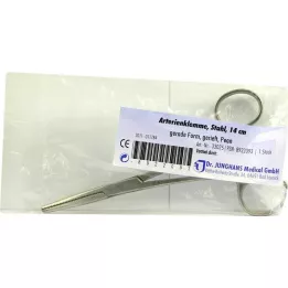 ARTERIENKLEMME Jekleni pean 14 cm, 1 kos