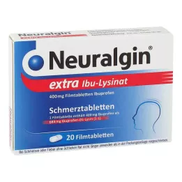NEURALGIN extra Ibu-Lysinat filmsko obložene tablete, 20 kom