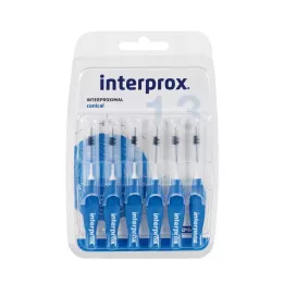 INTERPROX konična modra medzobna ščetka Blis, 6 kos