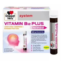 DOPPELHERZ Ampule za pitje sistema Vitamin B12 Plus, 30X25 ml