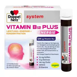 DOPPELHERZ Ampule za pitje sistema Vitamin B12 Plus, 10X25 ml