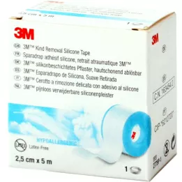3M silikonski obliž 2,5 cm x 5 m v roli, 12 kos