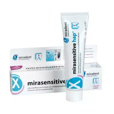 MIRADENT Zobna pasta mirasensitive hap+, 50 ml