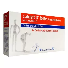 CALCIVIT D forte šumeče tablete, 50 kom