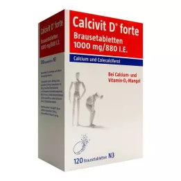 CALCIVIT D forte šumeče tablete, 120 kos