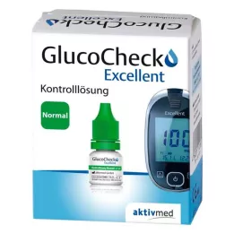 GLUCOCHECK Odlična kontrolna raztopina normal, 4 ml
