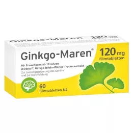 GINKGO-MAREN 120 mg filmsko obložene tablete, 60 kos
