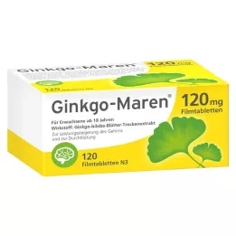 GINKGO-MAREN 120 mg filmsko obložene tablete, 120 kos